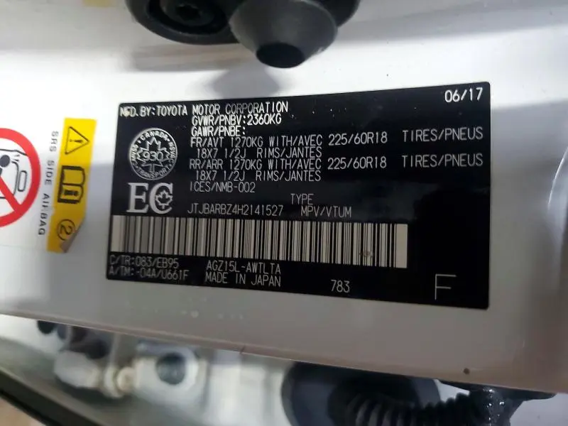 2017 LEXUS NX 200T BASE  