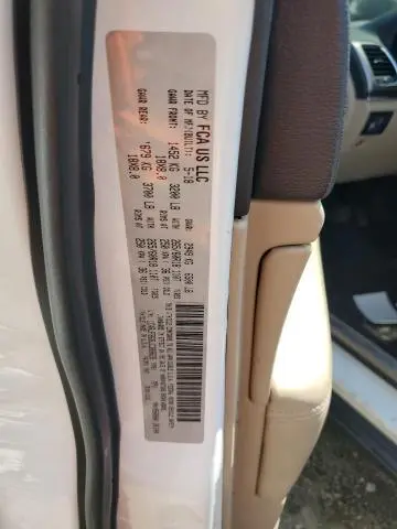 2018 JEEP GRAND CHEROKEE LIMITED  