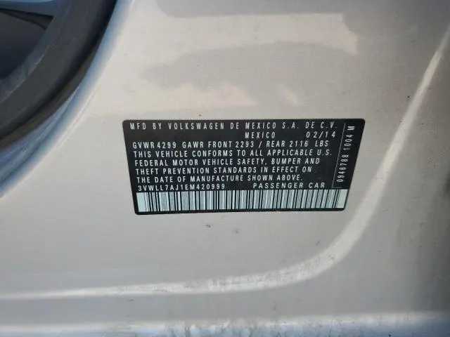 2014 VOLKSWAGEN JETTA TDI  