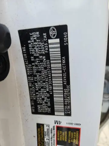 2010 TOYOTA CAMRY BASE