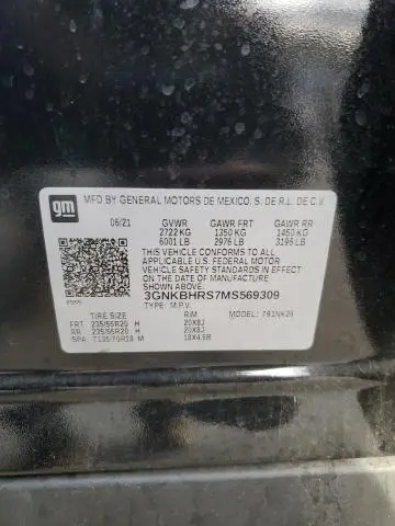 2021 CHEVROLET BLAZER 2LT  