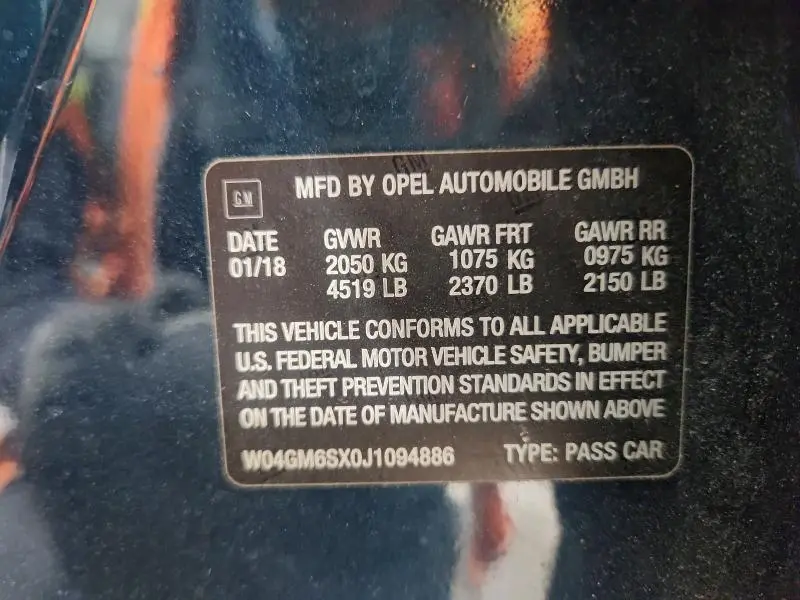 2018 BUICK REGAL PREFERRED II  