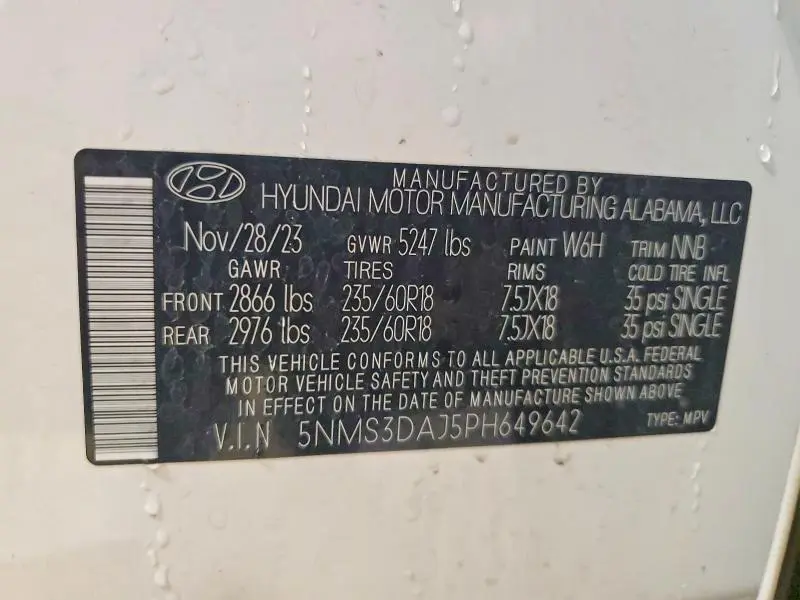 2023 HYUNDAI SANTA FE SEL  