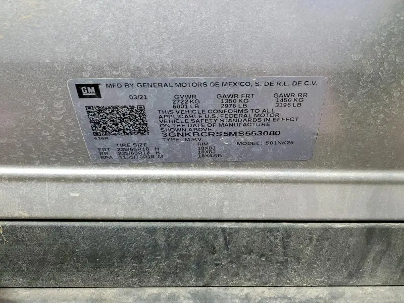 2021 CHEVROLET BLAZER 2LT  