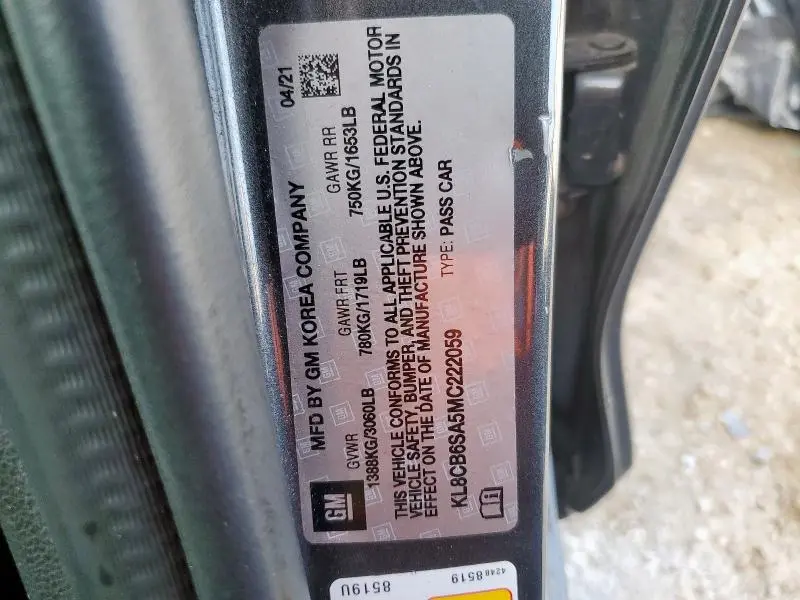 2021 CHEVROLET SPARK LS  