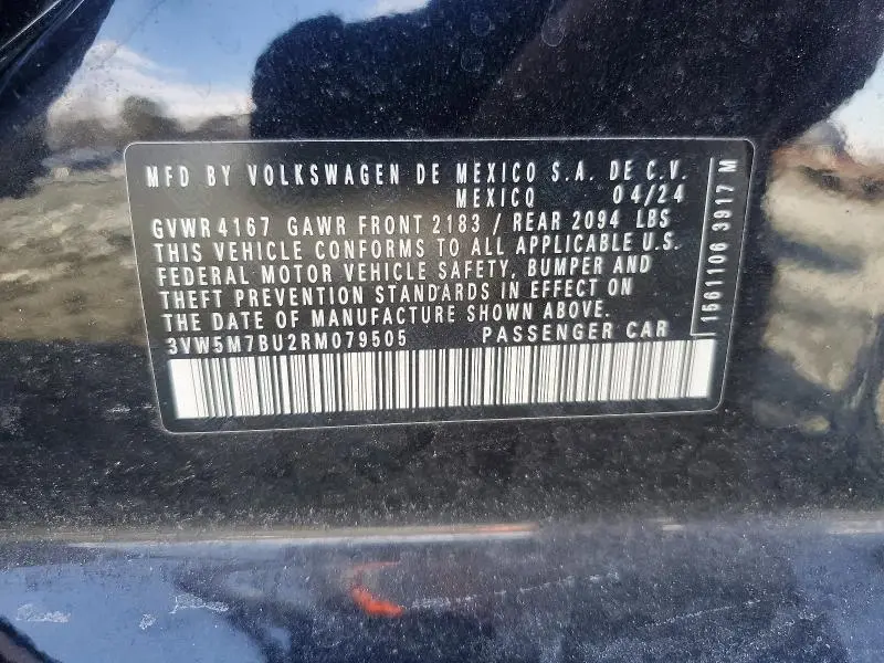 2024 VOLKSWAGEN JETTA S  