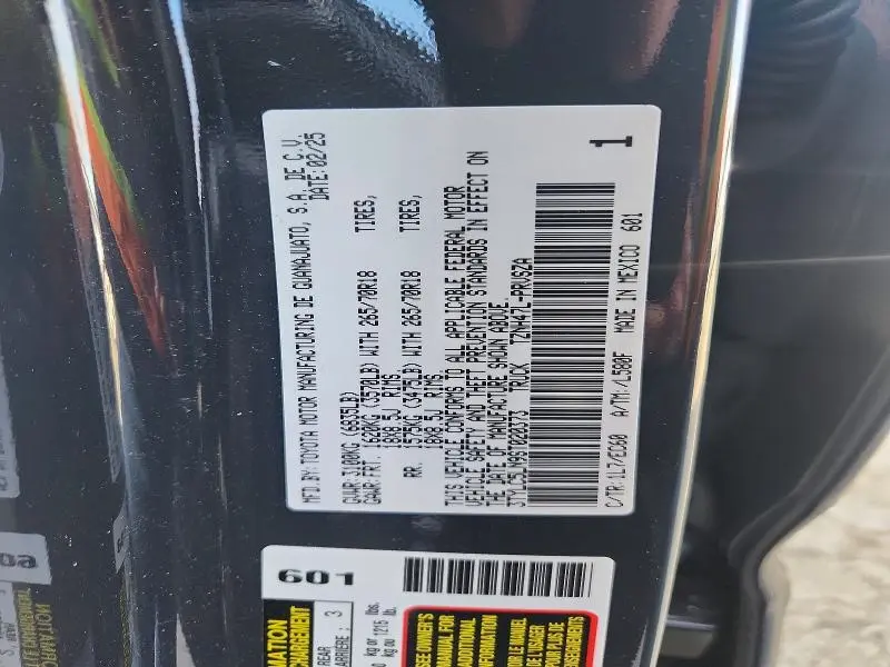2025 TOYOTA TACOMA   