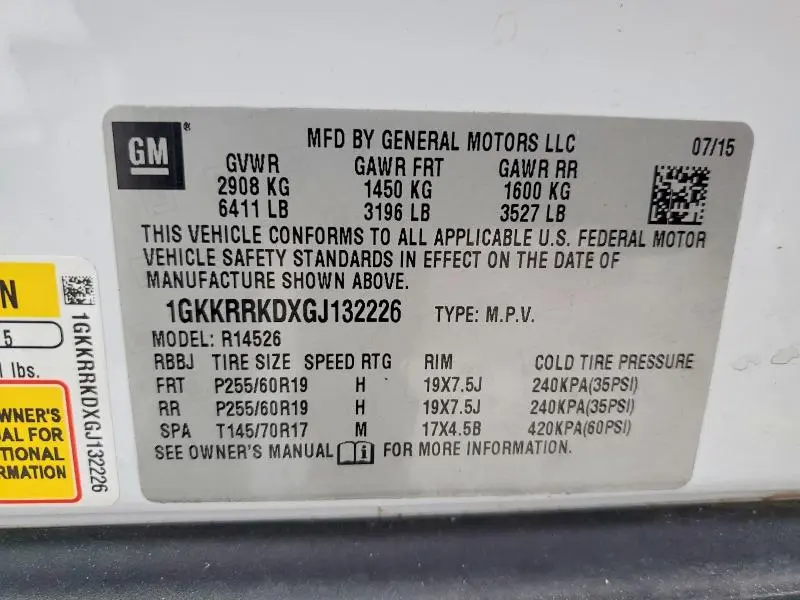 2016 GMC ACADIA SLT-1  