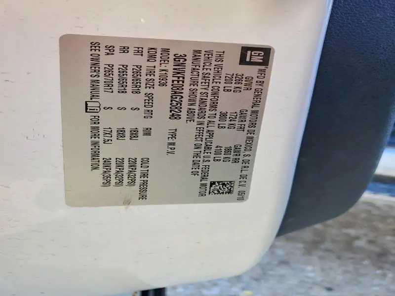 2010 CHEVROLET AVALANCHE LT  