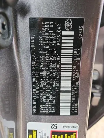 2024 TOYOTA CAMRY SE NIGHT SHADE  