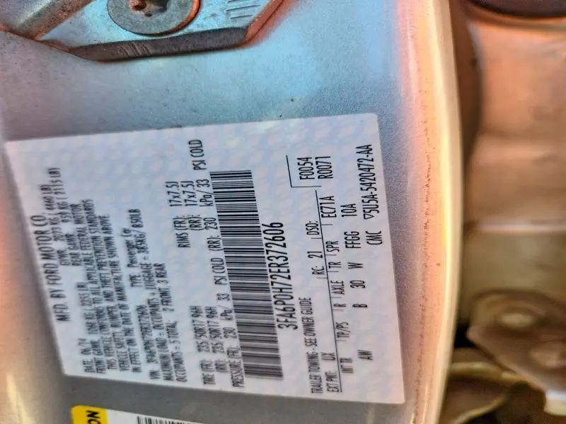 2014 FORD FUSION SE  