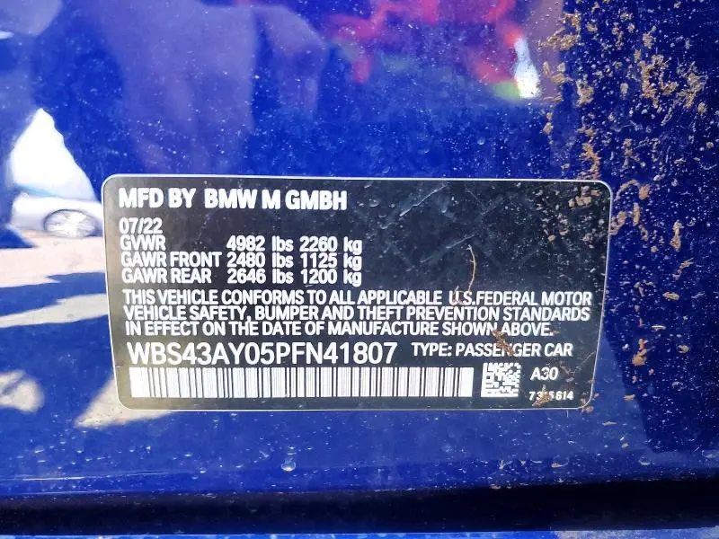 2023 BMW M3 COMPETITION  