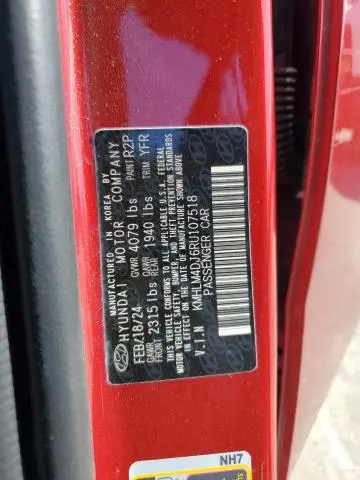 2024 HYUNDAI ELANTRA BLUE  