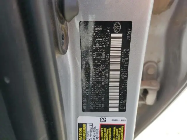 2021 TOYOTA CAMRY XSE  