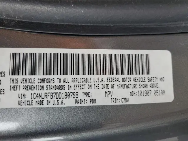 2013 JEEP PATRIOT LATITUDE  