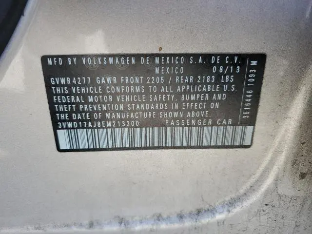 2014 VOLKSWAGEN JETTA SE  