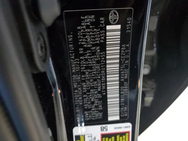 2024 TOYOTA CAMRY XSE  