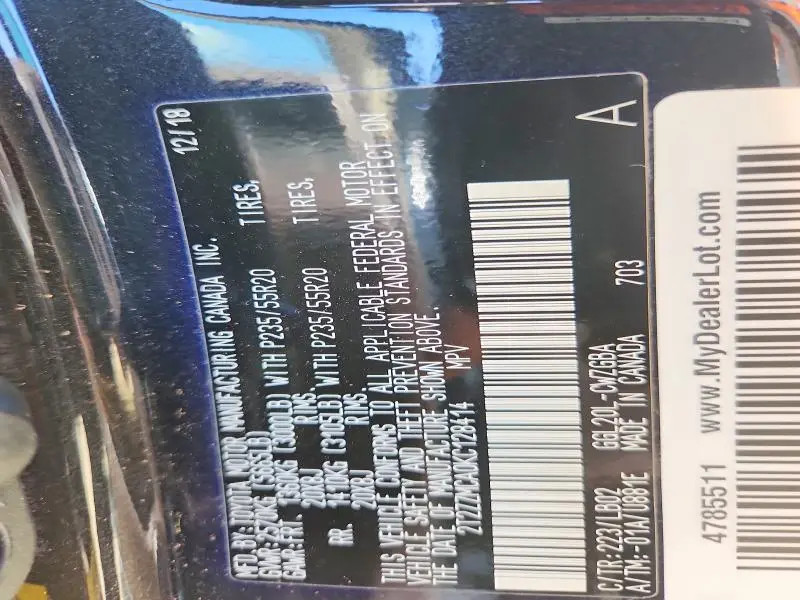 2019 LEXUS RX 350   