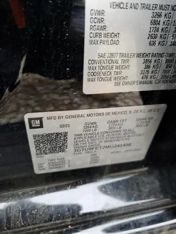 2021 GMC SIERRA K1500 DENALI