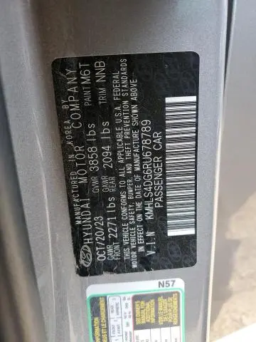 2024 HYUNDAI ELANTRA SEL  