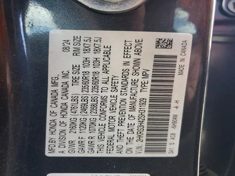 2025 HONDA CR-V EX  