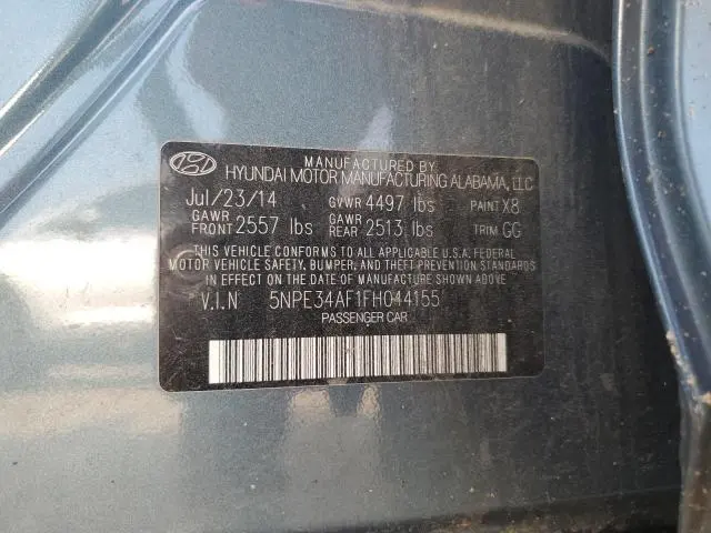 2015 HYUNDAI SONATA SPORT  