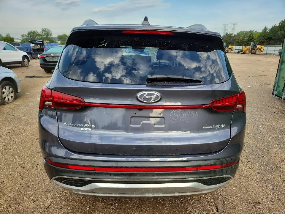 2022 HYUNDAI SANTA FE BLUE  