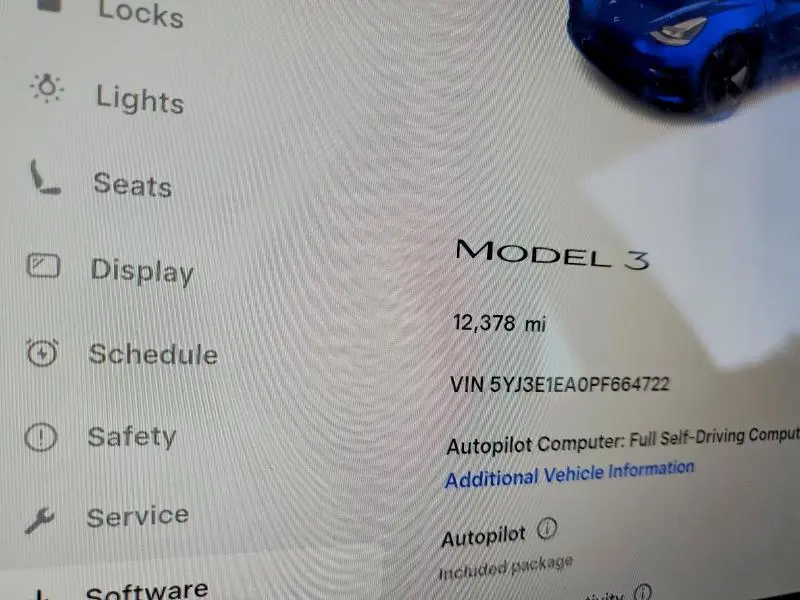 2023 TESLA MODEL 3   