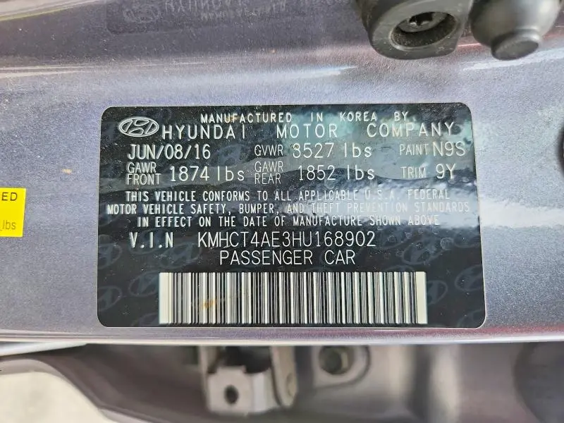 2017 HYUNDAI ACCENT SE  