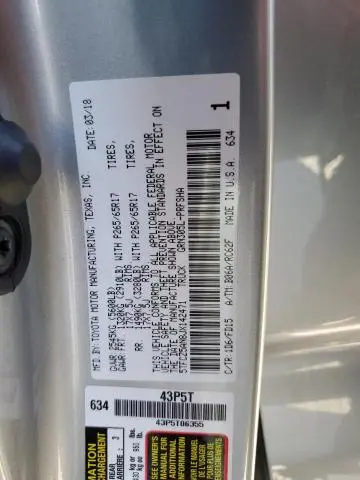 2018 TOYOTA TACOMA DOUBLE CAB  