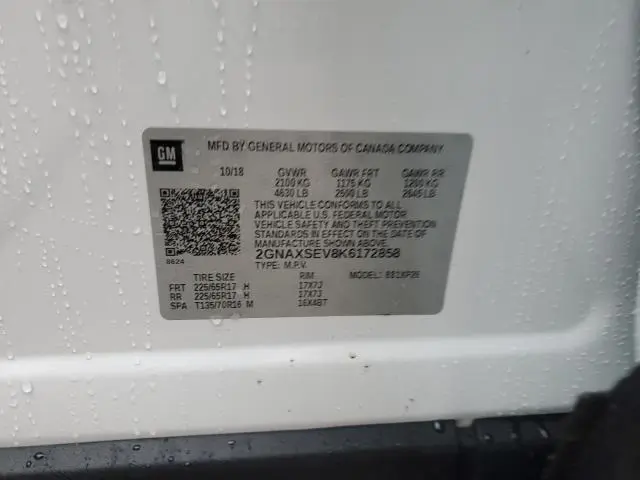 2019 CHEVROLET EQUINOX LS  