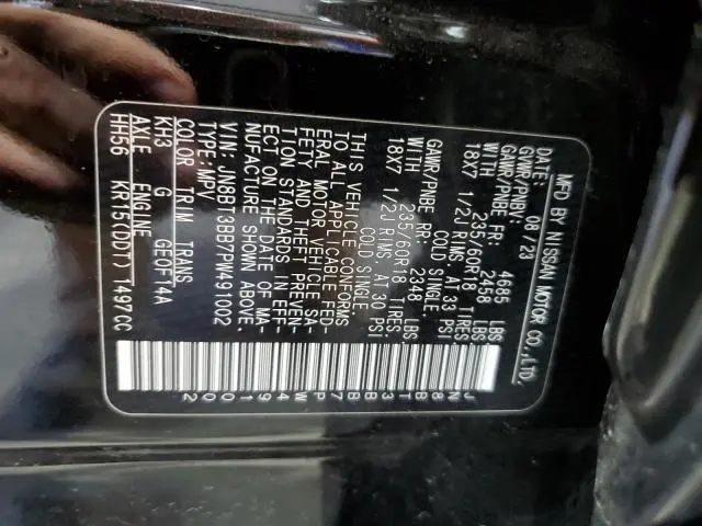 2023 NISSAN ROGUE SV  