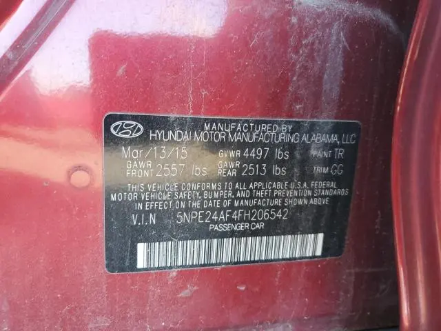 2015 HYUNDAI SONATA SE  