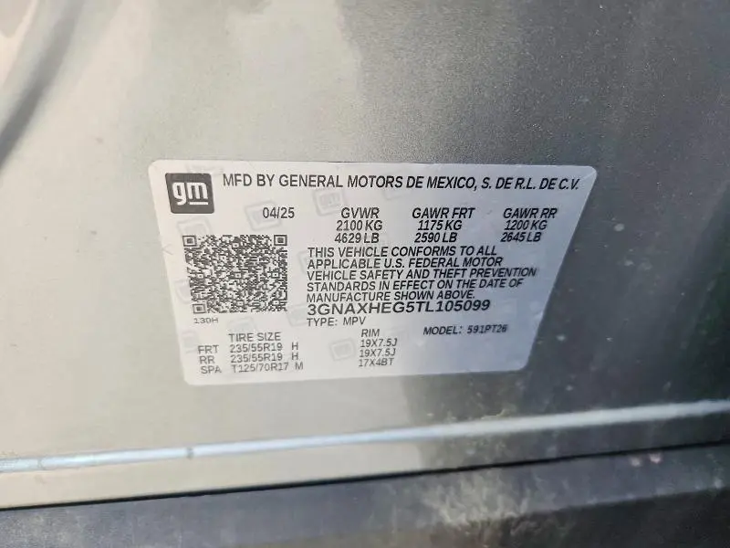 2026 CHEVROLET EQUINOX   