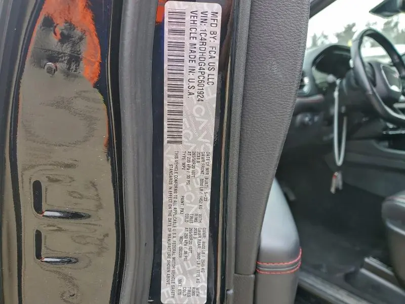 2023 DODGE DURANGO GT  