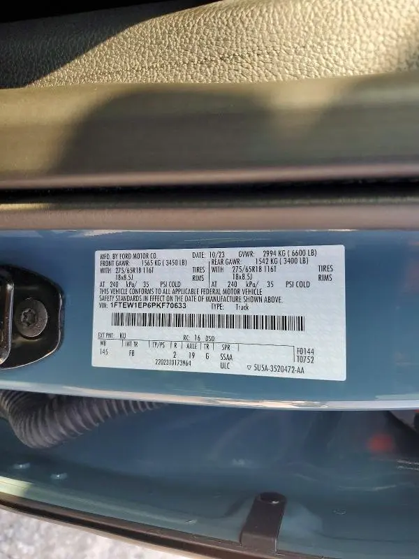 2023 FORD F150 SUPERCREW  