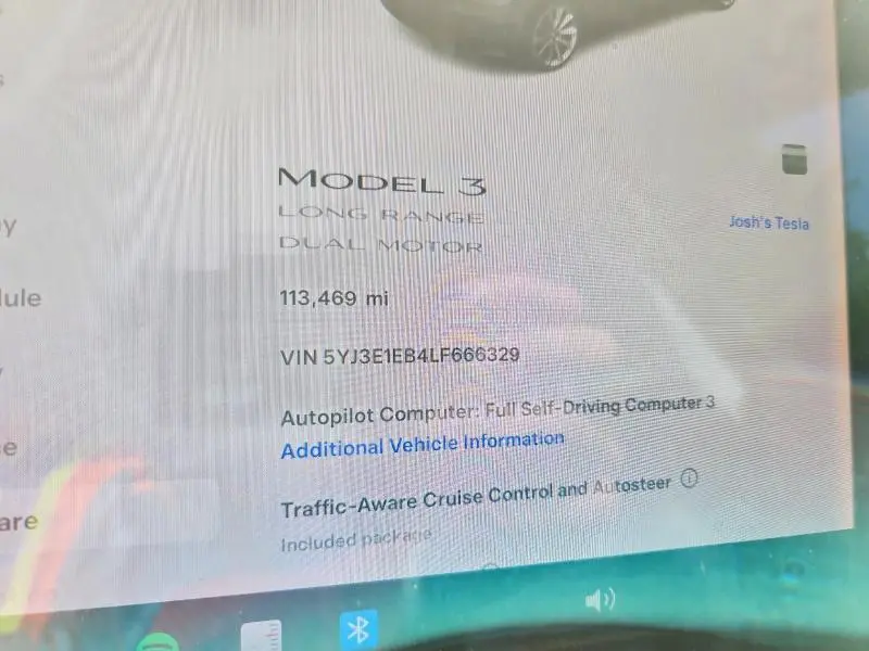 2020 TESLA MODEL 3   