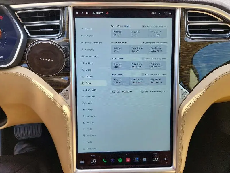 2015 TESLA MODEL S   