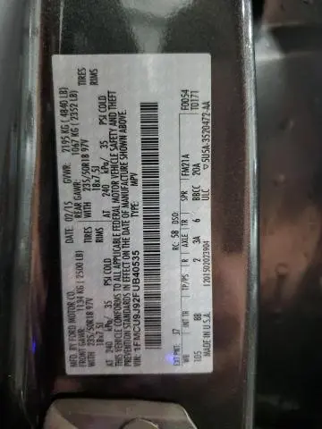 2015 FORD ESCAPE TITANIUM  