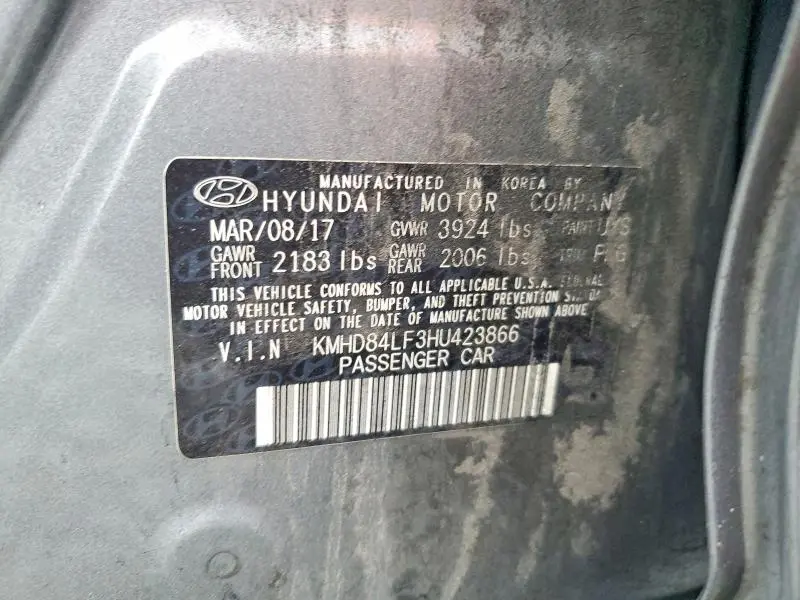 2017 HYUNDAI ELANTRA SE  