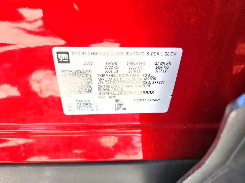 2022 CHEVROLET BLAZER 3LT  