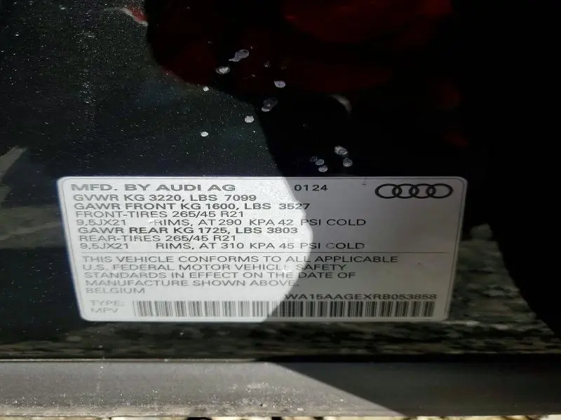 2024 AUDI Q8 E-TRON PREMIUM PLUS  