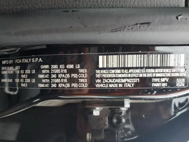 2021 JEEP RENEGADE SPORT  