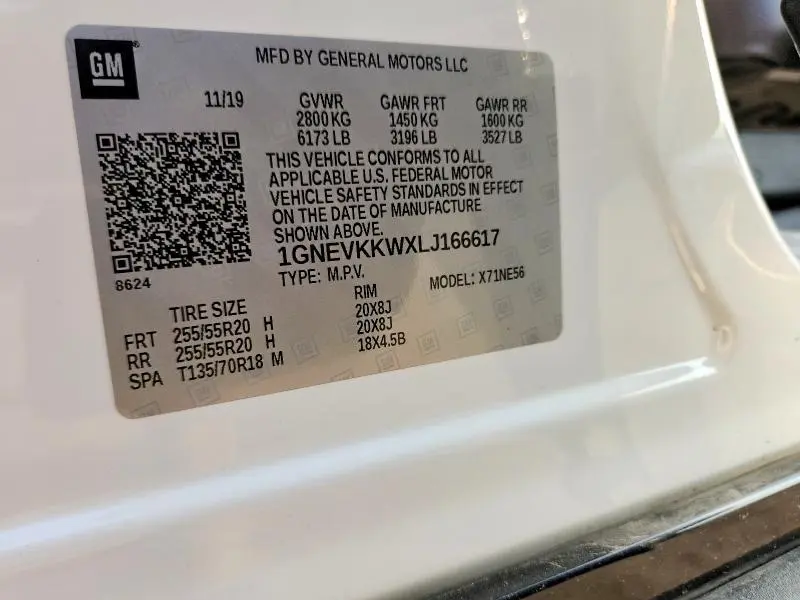2020 CHEVROLET TRAVERSE PREMIER  