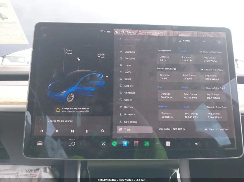 2019 TESLA MODEL 3 LONG RANGE/PERFORMANCE