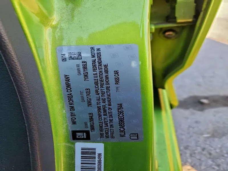 2014 CHEVROLET SPARK LS  