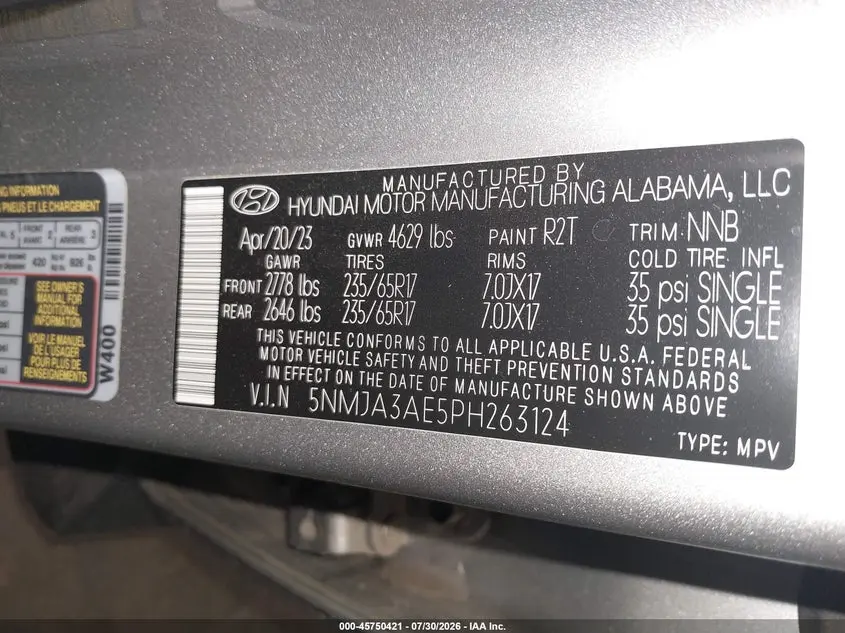 2023 HYUNDAI TUCSON SE