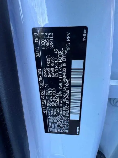 2019 VOLVO XC90 T6 INSCRIPTION  