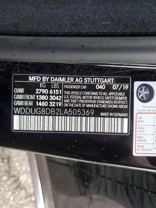 2020 MERCEDES-BENZ S 560  