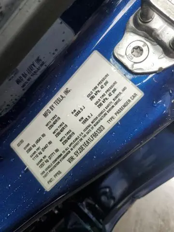 2020 TESLA MODEL 3   